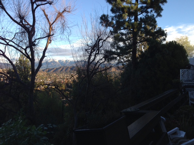 Snow on the mountains
