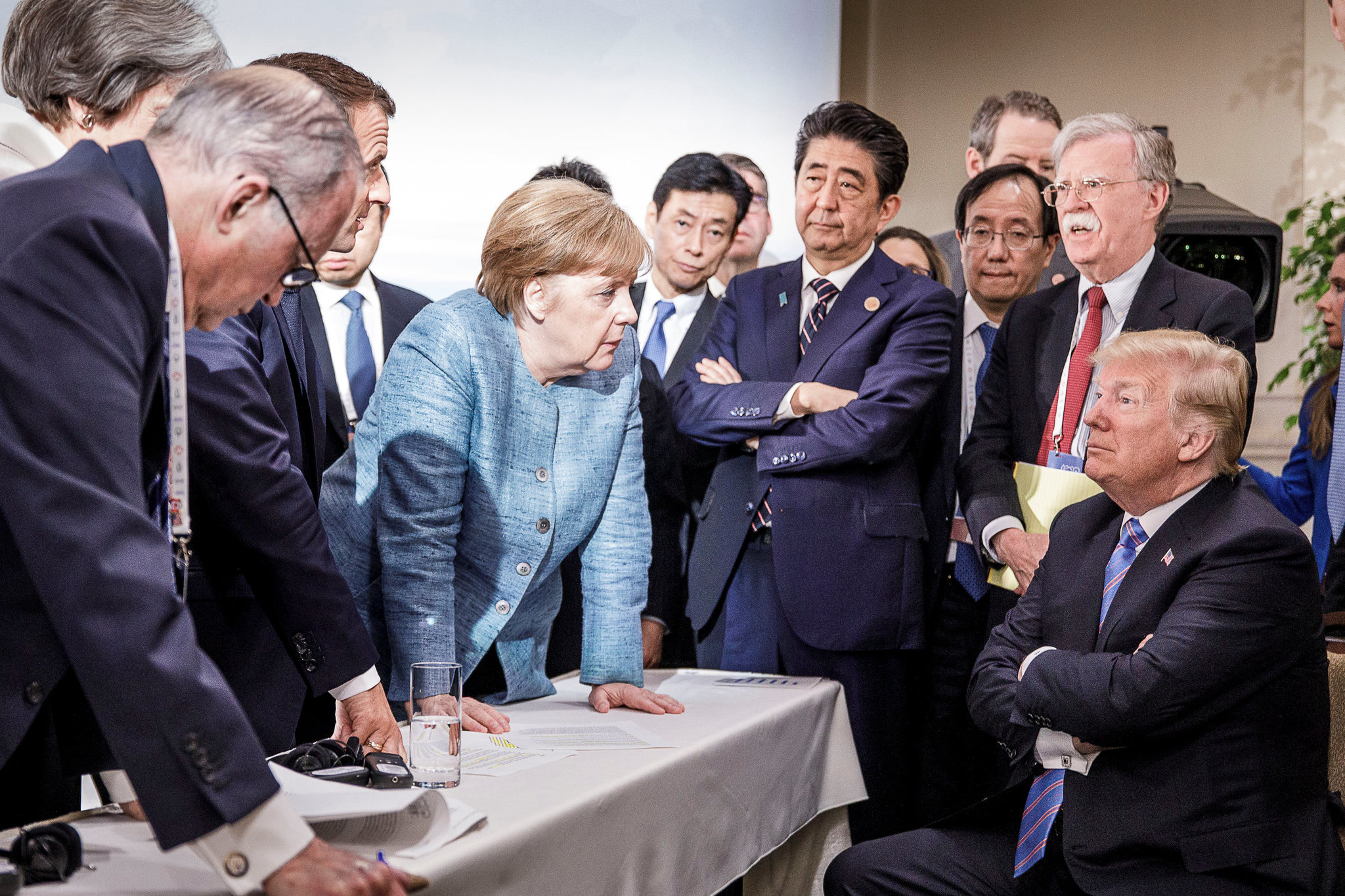 Angela Merkel at G7